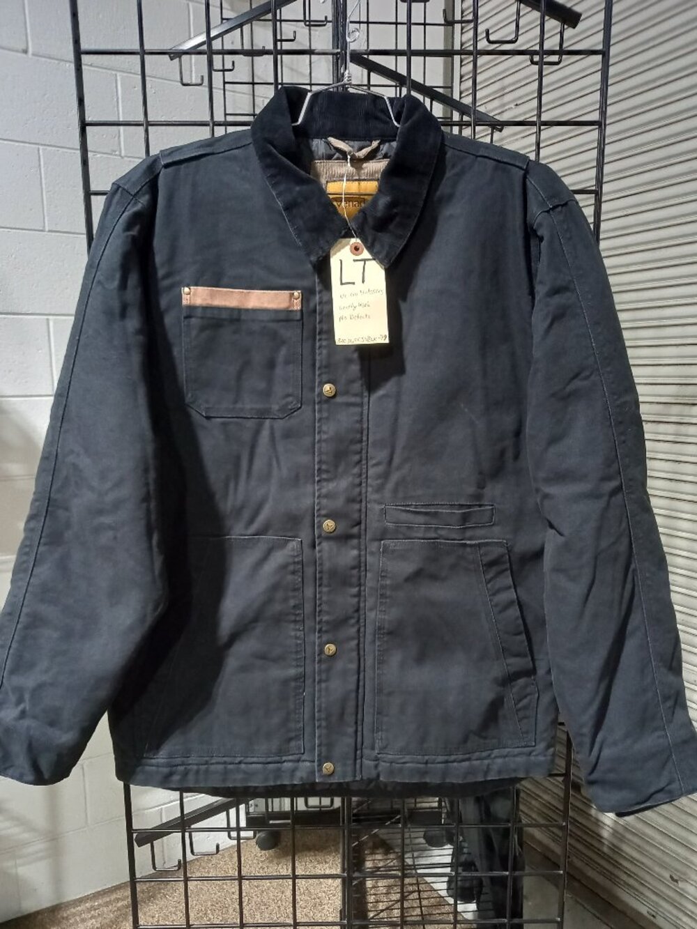 Men's Canvas Concealed Carry Jacket - Black | LT